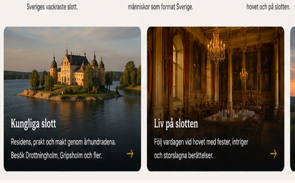 Svenskt slott vid vatten